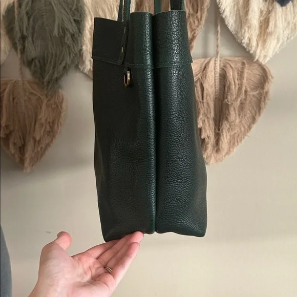 Portland Leather Goods Montana Tote in Forest Green - Picture 5 of 8